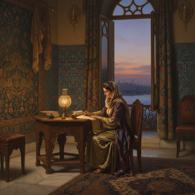 (1)La Calligraphe du harem