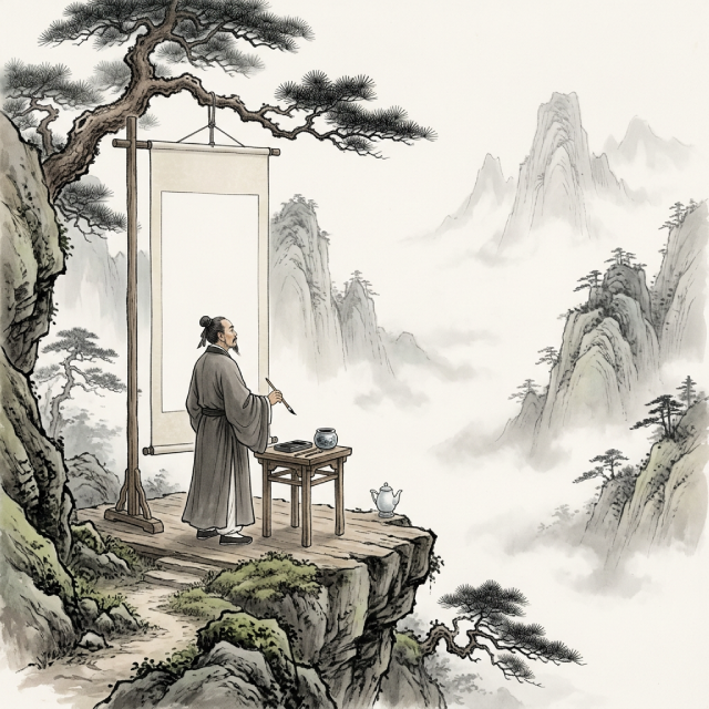 The Painter of Invisible Mountains